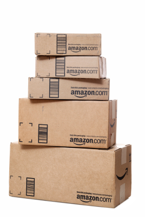 Stack of Amazon.com Packages